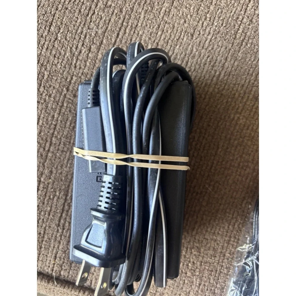 Nintendo DOL-002(USA) AC Adapter & AV Cables for GameCube, Composite RCA, Black
